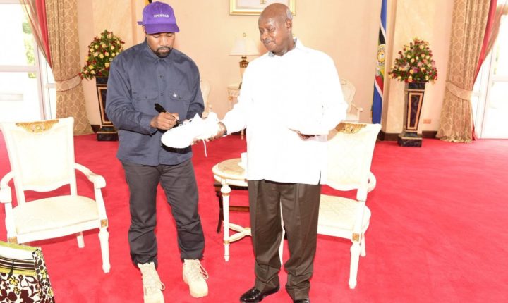 Kanye West ,Kim Kardashian ndani ya ikulu ya uganda